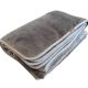 Zweiwandige graue Decke aus Fleecewolle