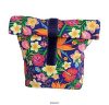 Textil uzsonnás tasak virágok Textil uzsonnás tasak virágok