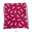 Unikornisos Tornazsák vízálló béléssel pink