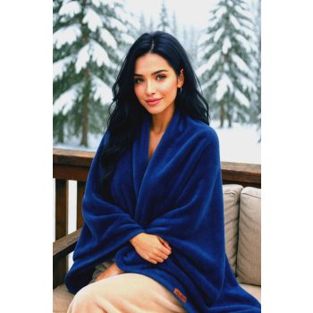 Meleg-puha duplarétegű takaró királykék-pukkatakaro.hu