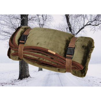  Vadász horgász meleg kétrétegű takaró hordozóval 100x150 cm-pukkatakaro.hu