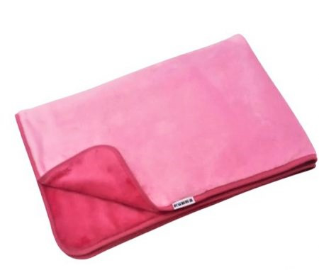 Fleece BabyDecke double pink