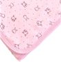 Óvodai fektetőre takaró dupla rétegben rózsaszín 