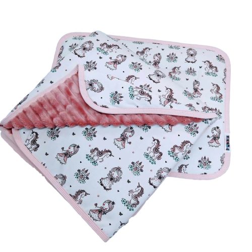 2-teiliges Babydecke Set für Tiny Animals pink