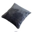 Plüss párnahuzat grafitszürke  