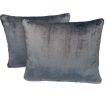 Plüss párnahuzat grafitszürke  