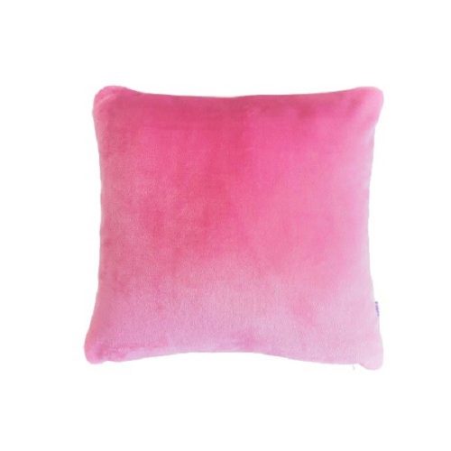 Gyapjú hatású fleece plüss párnahuzat rózsaszín 