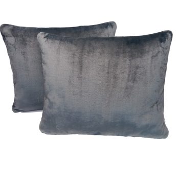 Szürke Fleece párnahuzat 50x60 