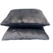 Szürke Fleece párnahuzat 50x60 