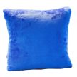 Királykék flanel Fleece párnahuzat 50x60 